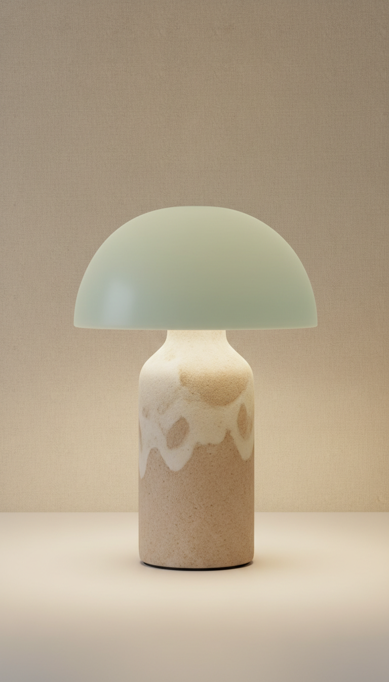 Ceramic Table Lamp with Warm Glow