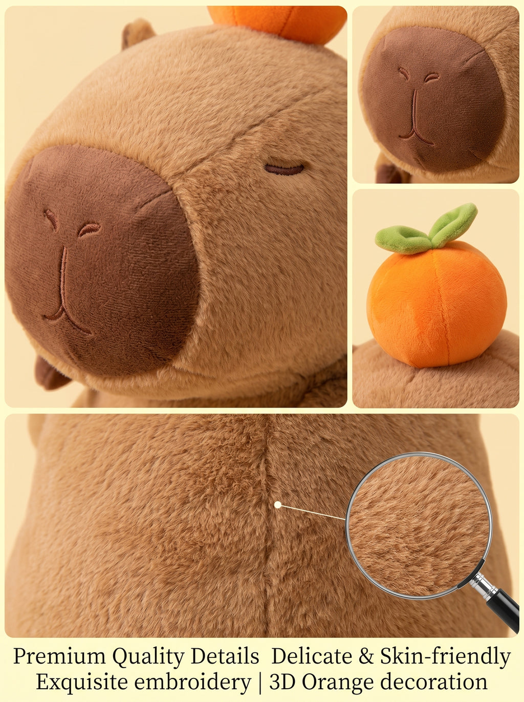 Super Soft Stuffed Animal Hug Pillow - Perfect Gift for Kids detail view