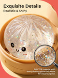 Kawaii Glitter Squishy Toy - Soft TPR Stress Relief Squeeze Ball front view