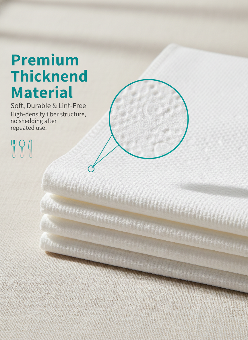 Multi-Purpose Kitchen Towels - Dry and Wet Disposable Cleaning Cloths front view