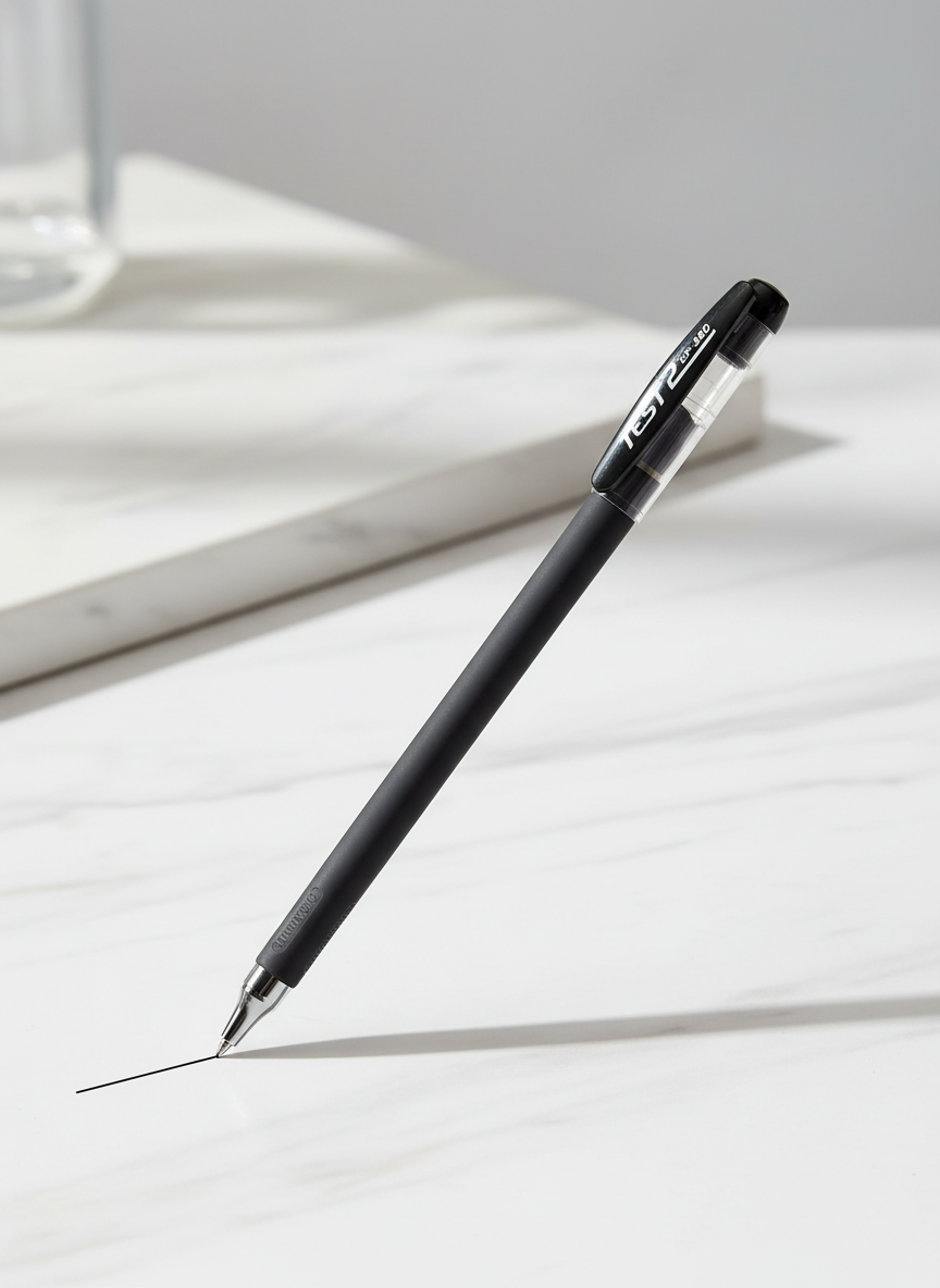 Black Gel Pens 0.5mm Fine Point - Smooth Writing Pen Set detail view