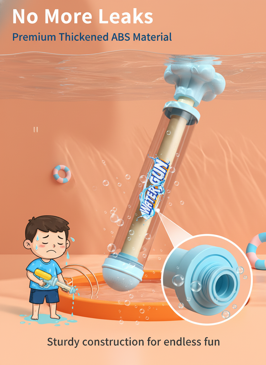 Kids Water Gun Toy - Leak-Proof Summer Water Blaster detail view