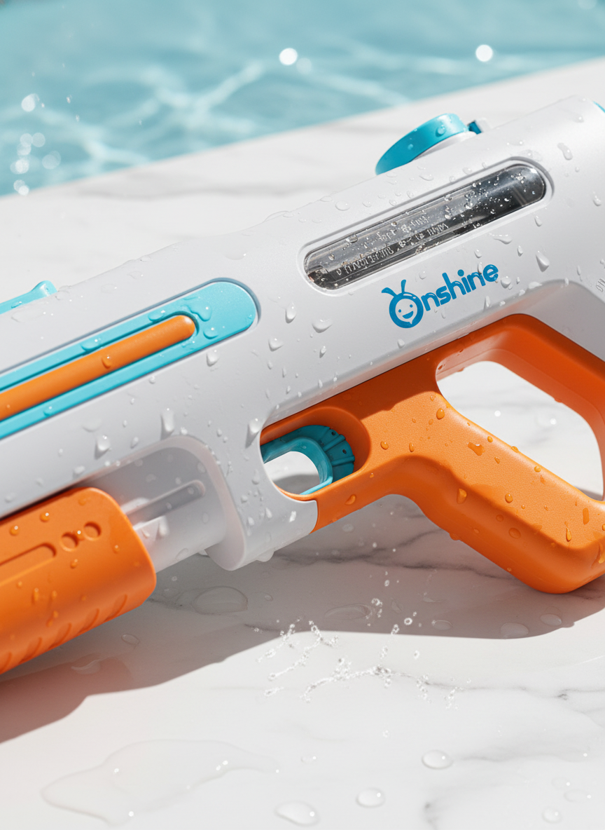 Automatic Electric Water Gun Toy - High Pressure Long Range Squirt Gun for Kids & Adults