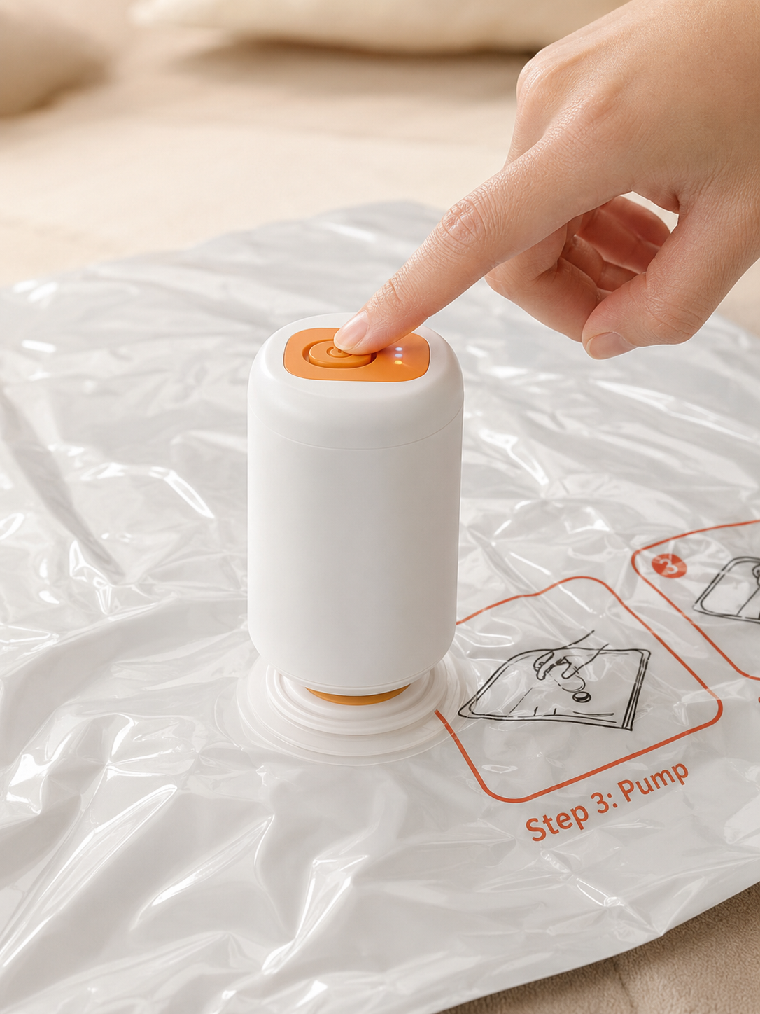 Vacuum Storage Bags 10-Pack – Space Saving Compression Bags for Clothes & Bedding