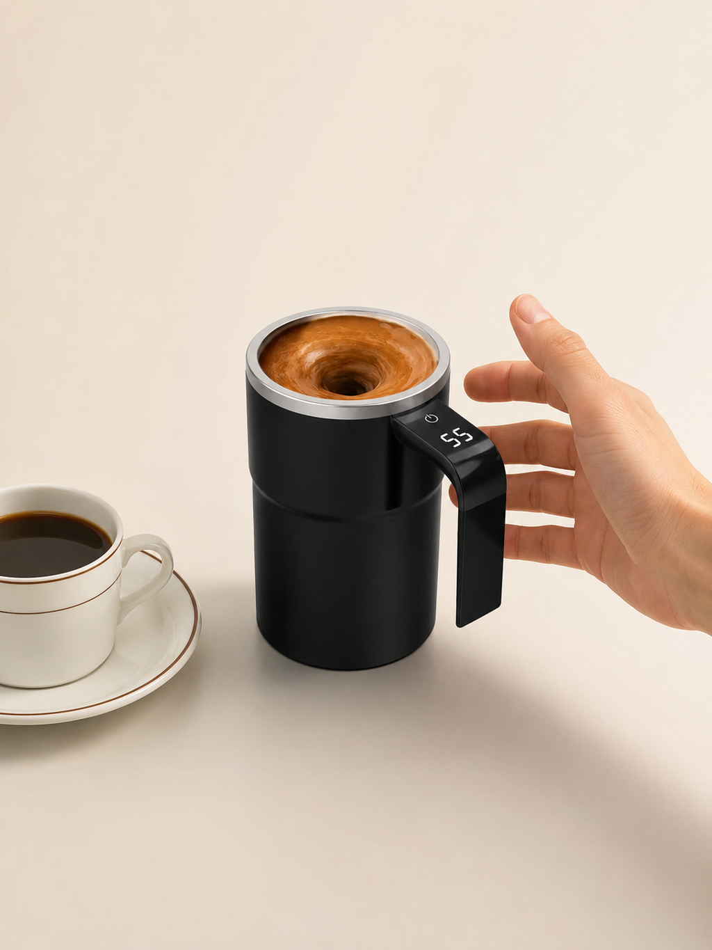 Self-Stirring Mug – Electric Auto Mixing Cup for Coffee, Tea & Protein Shakes
