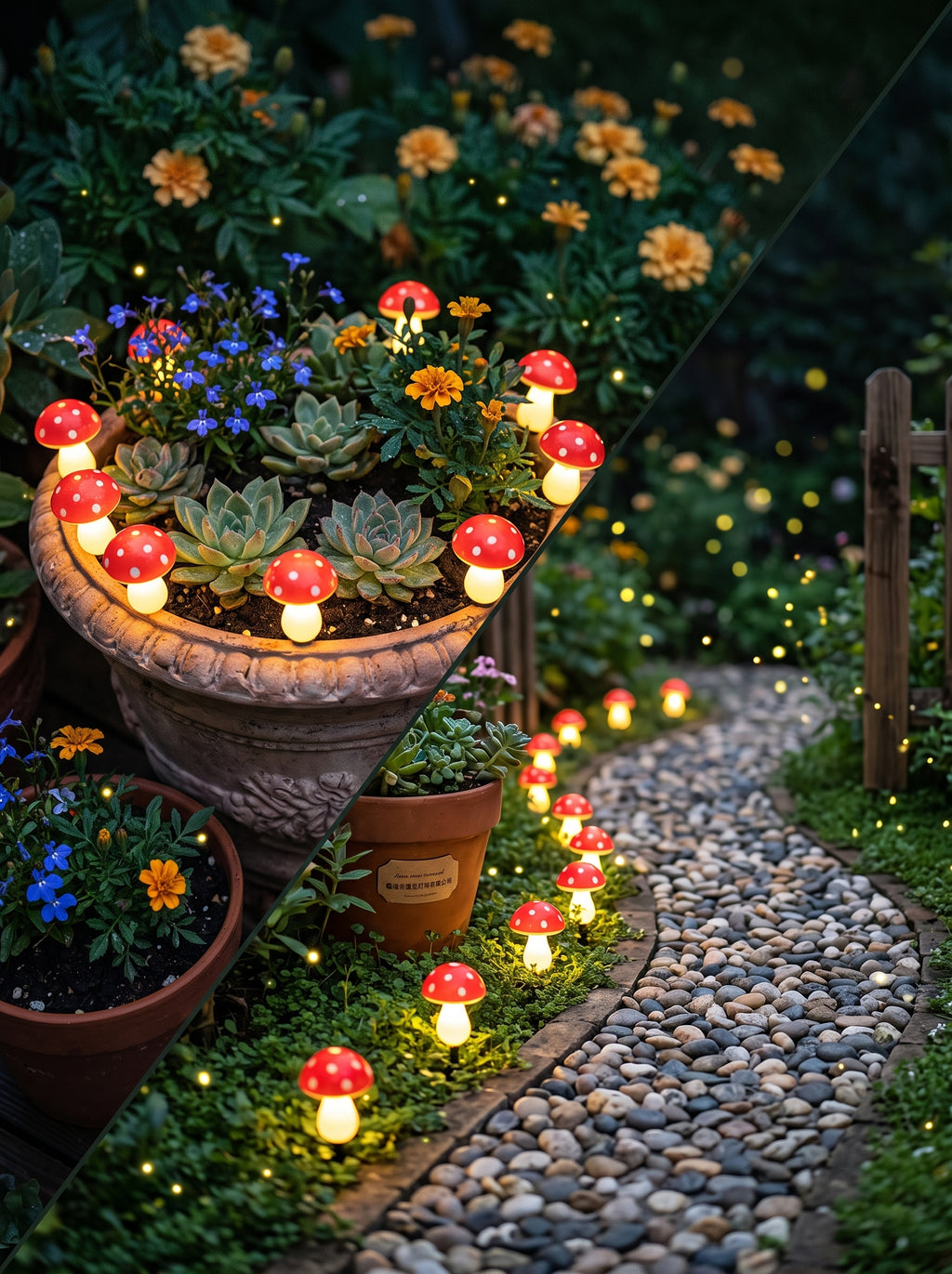 Mikimo Magic Mushroom Garden Light (Set of 20)