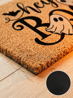 Halloween Ghost Coir Door Mat – Hey Boo, 30x17 Inch