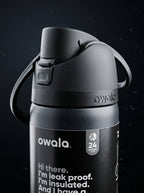 Owala FreeSip 32oz Insulated Stainless Steel Tumbler – Flip Straw Travel Water Bottle with Leak-Proof Lock Lid