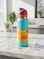 Owala FreeSip 32oz Insulated Water Bottle – Leak-Proof Straw Lid, Keeps Cold 24 Hours (Teal)