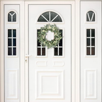 20 Inch Eucalyptus Wreath – Front Door & Farmhouse Wall Decor, All-Season Green