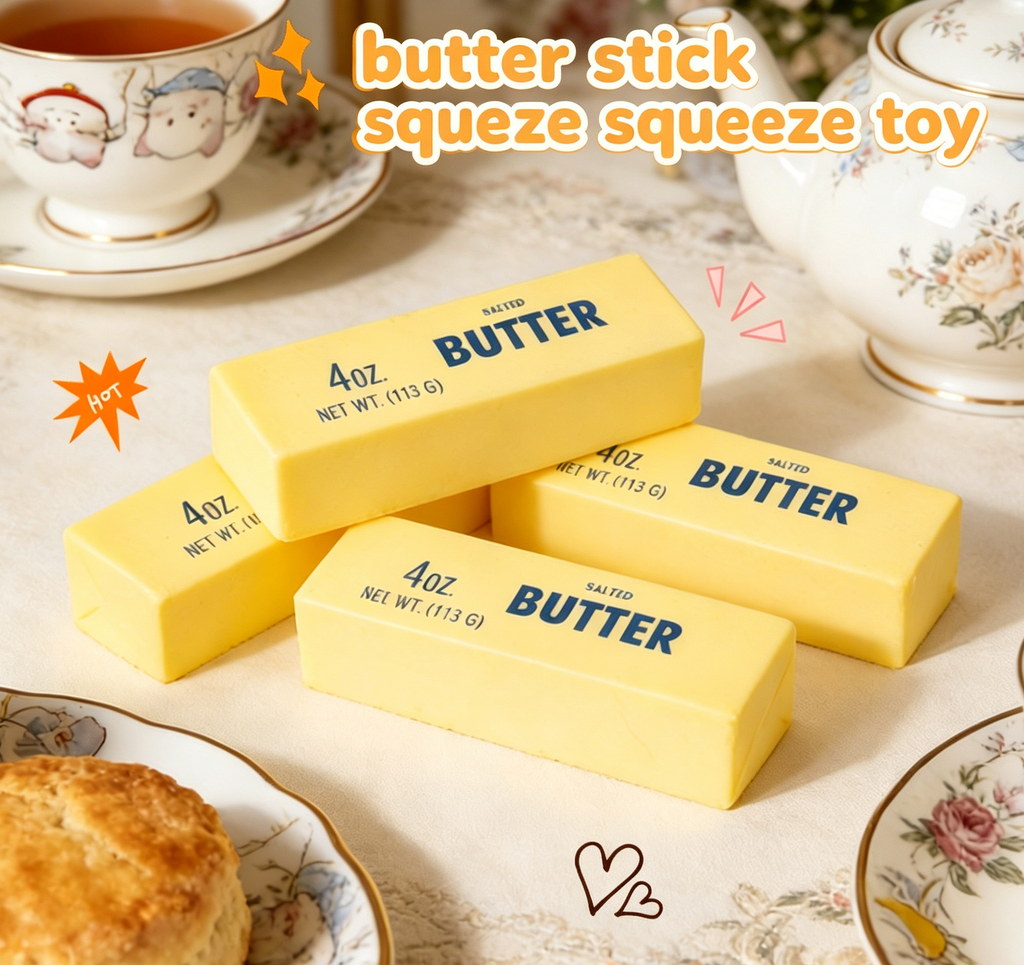 Butter Stick Squishy Toy | Slow Rising Stress Relief Fidget Toy