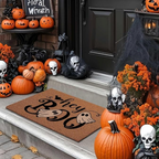 Halloween Ghost Coir Door Mat – Hey Boo, 30x17 Inch