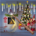 Floating Flameless Taper Candles with Magic Wand Remote – 6.6" LED Window & Christmas Tree Candles